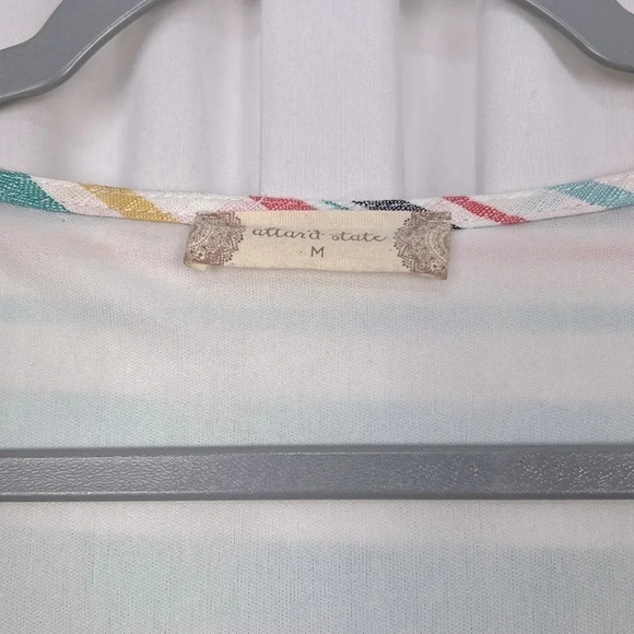 Altar'd State New Women’s Medium Short Sleeve Striped Dress - Picture 4 of 8